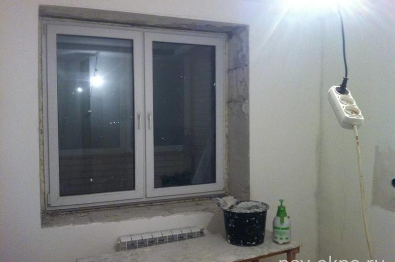 Замена кухонного окна в Новостройке