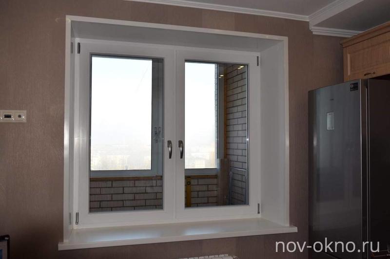 Замена кухонного окна в Новостройке