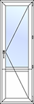 Тип окна: балк. дверь